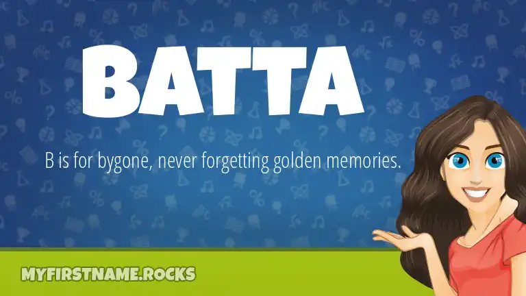 Batta Meaning In English Word