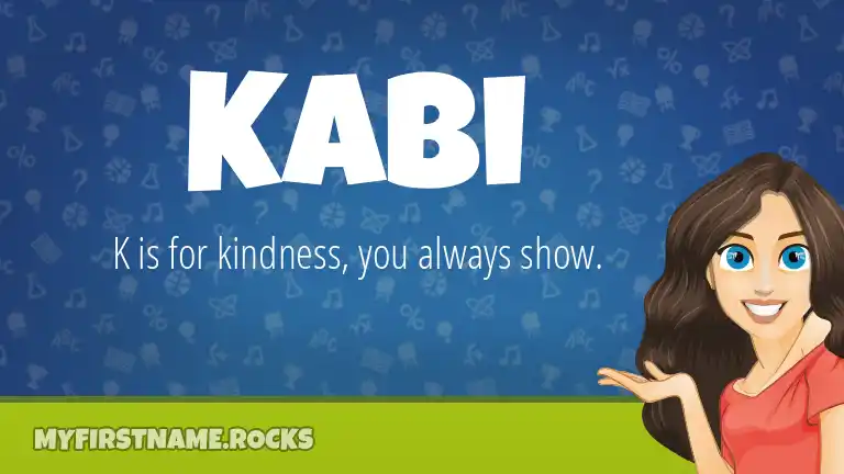 Kabi First Name Personality Popularity