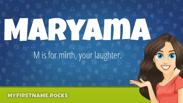 maryama-first-name-personality-popularity