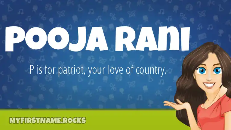 Pooja Rani First Name Personality & Popularity