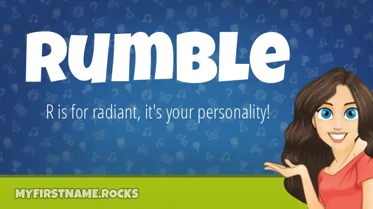 rumble-first-name-personality-popularity