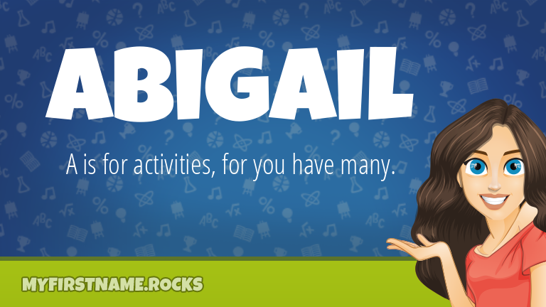 My First Name Abigail Rocks!