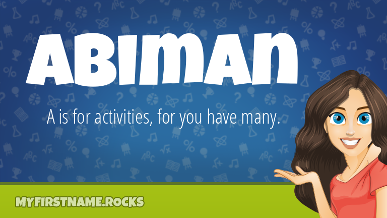 My First Name Abiman Rocks!