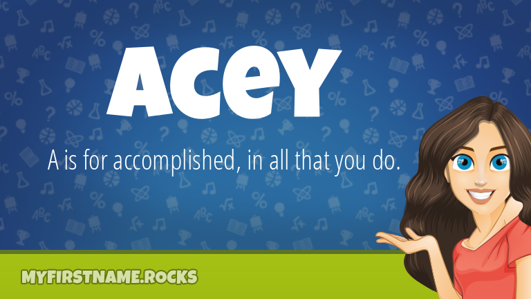 My First Name Acey Rocks!