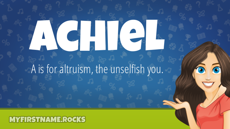 My First Name Achiel Rocks!