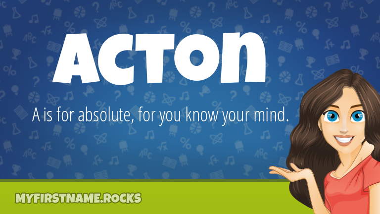 My First Name Acton Rocks!