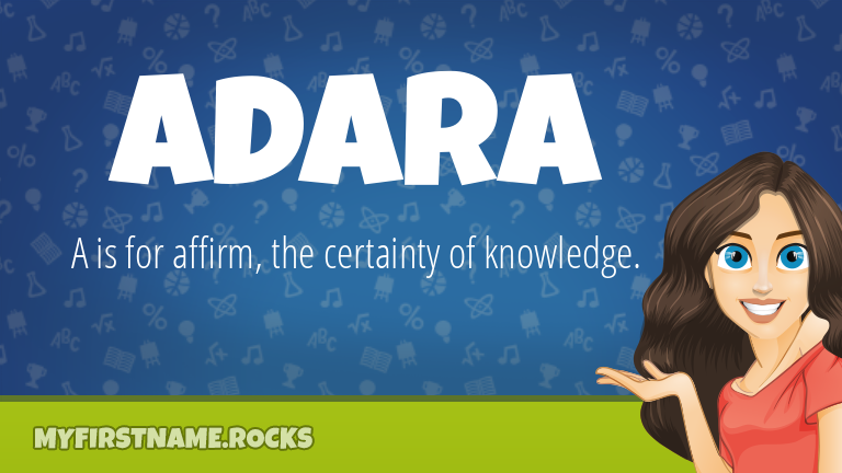 My First Name Adara Rocks!