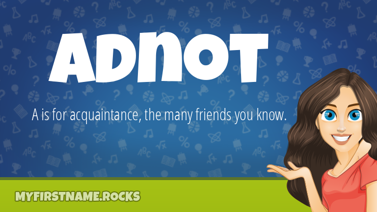 My First Name Adnot Rocks!
