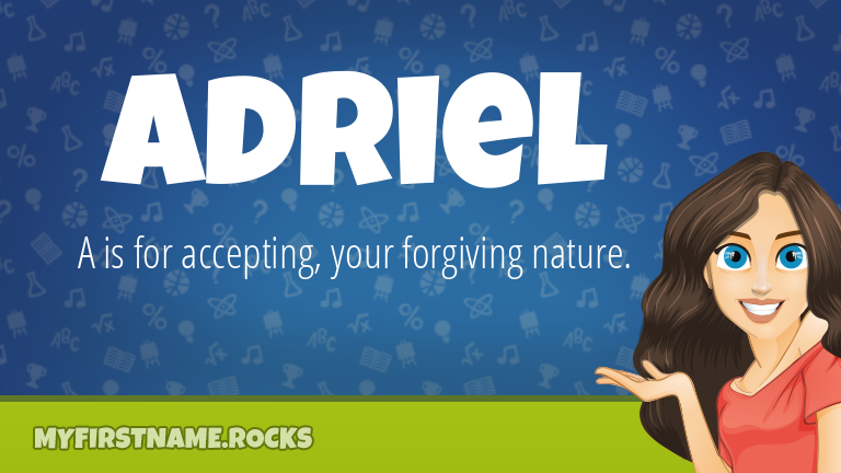 My First Name Adriel Rocks!