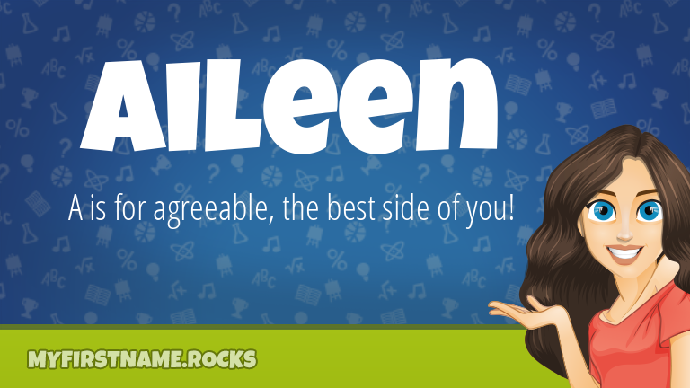 My First Name Aileen Rocks!