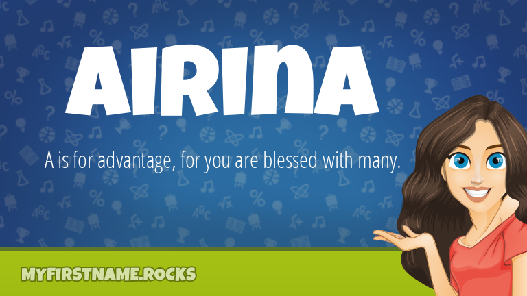 My First Name Airina Rocks!