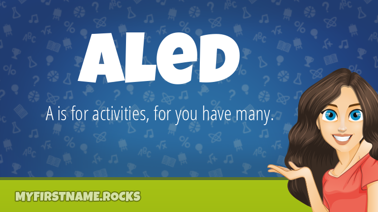My First Name Aled Rocks!