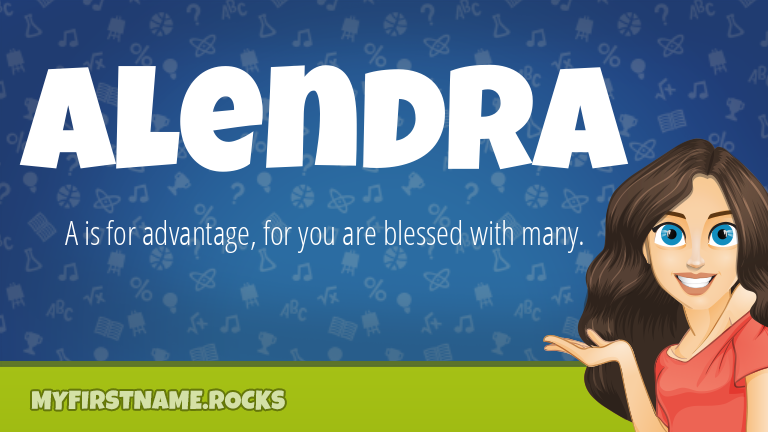 My First Name Alendra Rocks!
