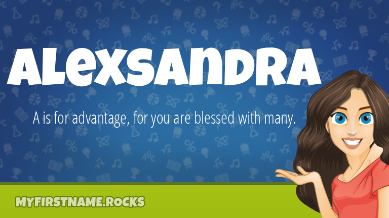 My First Name Alexsandra Rocks!