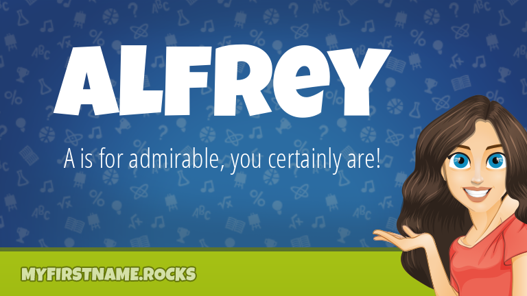 My First Name Alfrey Rocks!