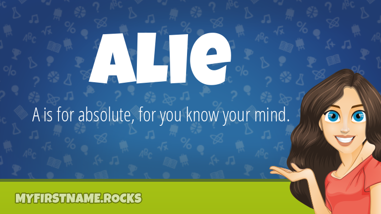 My First Name Alie Rocks!