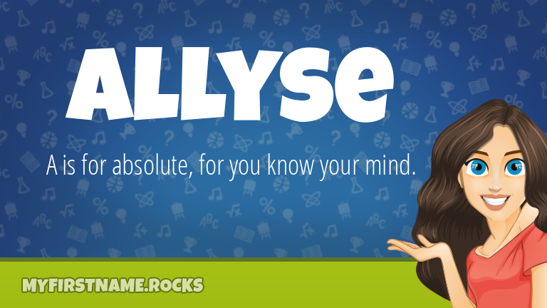 My First Name Allyse Rocks!