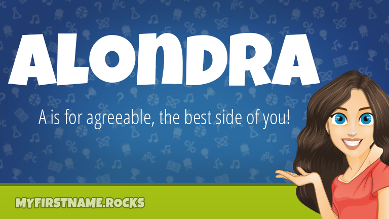 My First Name Alondra Rocks!