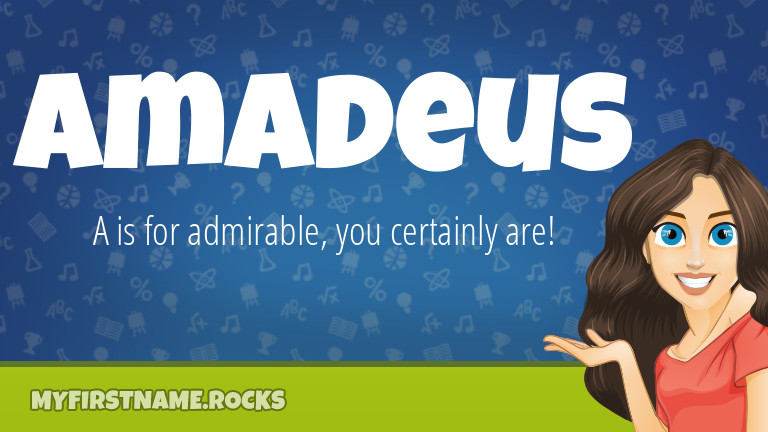 My First Name Amadeus Rocks!