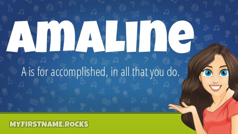 My First Name Amaline Rocks!