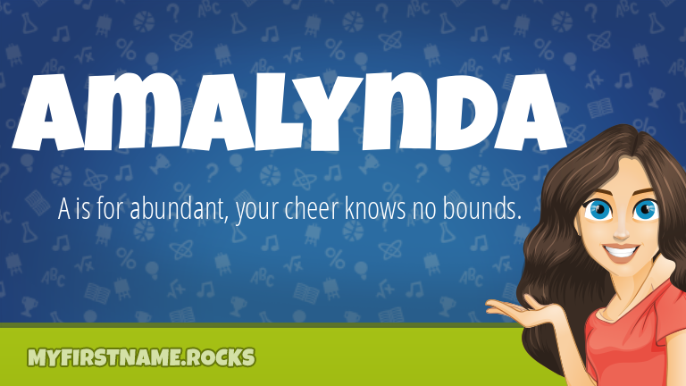 My First Name Amalynda Rocks!