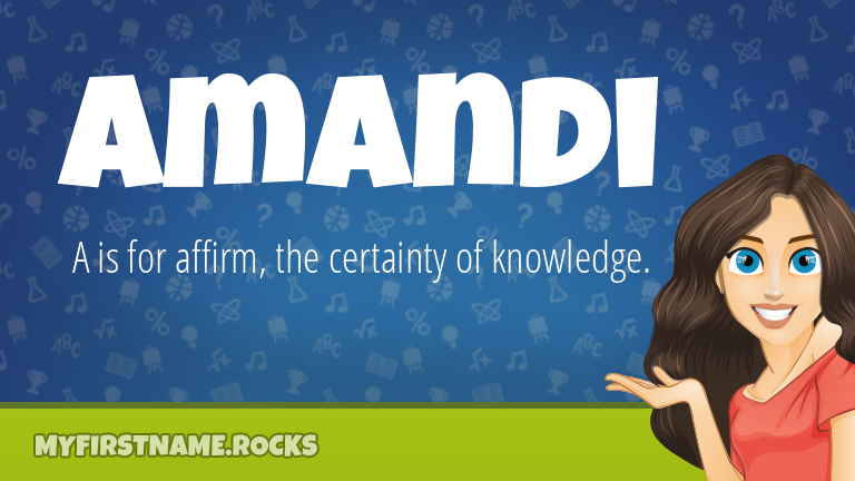 My First Name Amandi Rocks!