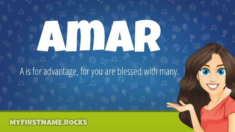 My First Name Amar Rocks!