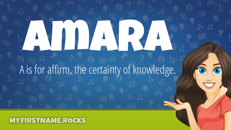 My First Name Amara Rocks!