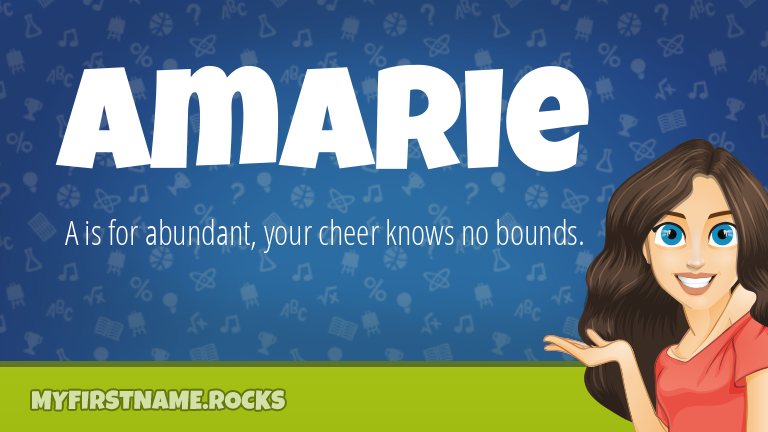 My First Name Amarie Rocks!