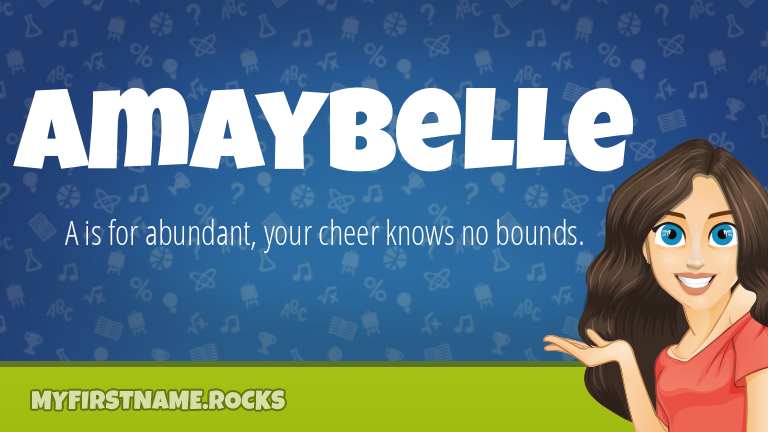 My First Name Amaybelle Rocks!