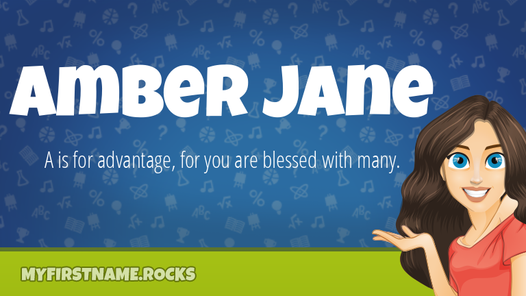 My First Name Amber Jane Rocks!