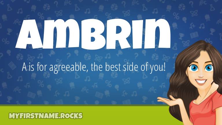 My First Name Ambrin Rocks!