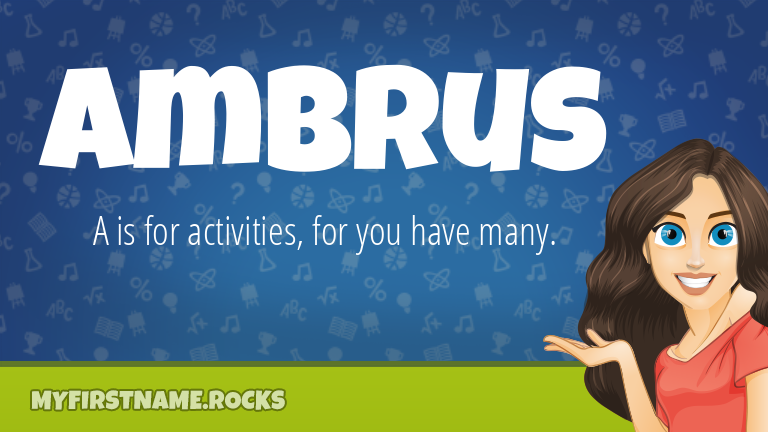 My First Name Ambrus Rocks!
