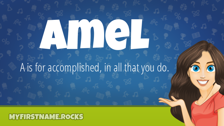 My First Name Amel Rocks!