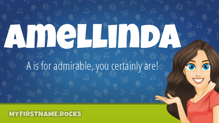 My First Name Amellinda Rocks!
