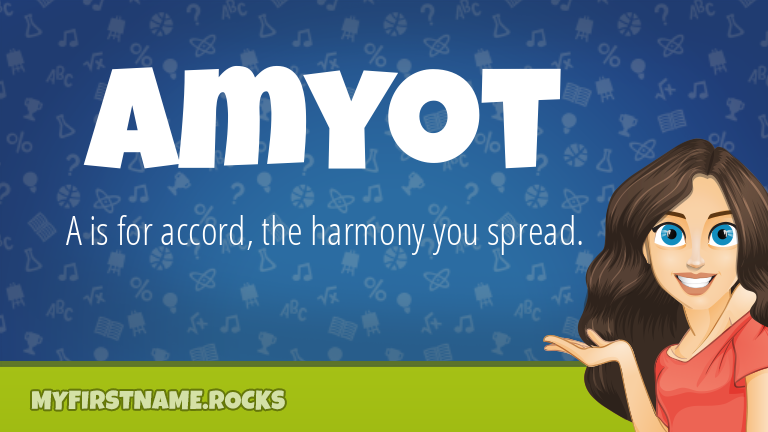My First Name Amyot Rocks!