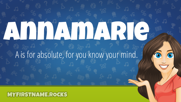 My First Name Annamarie Rocks!