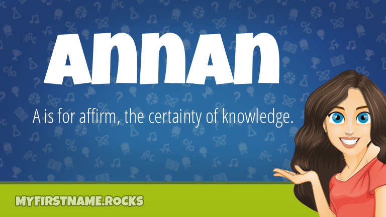 My First Name Annan Rocks!