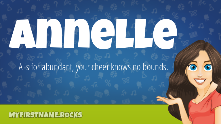My First Name Annelle Rocks!