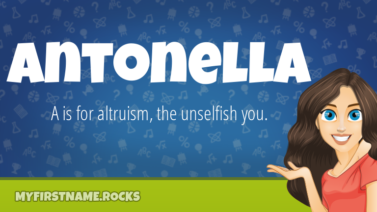 My First Name Antonella Rocks!