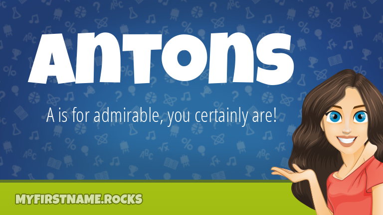 My First Name Antons Rocks!