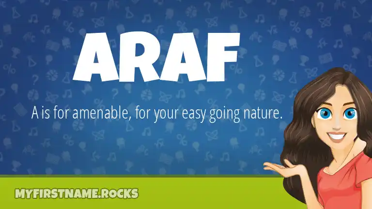 araf-first-name-personality-popularity