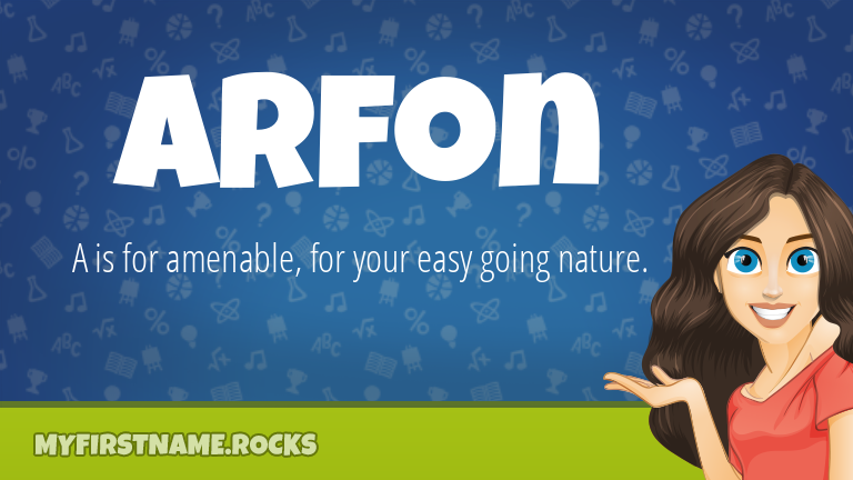 My First Name Arfon Rocks!