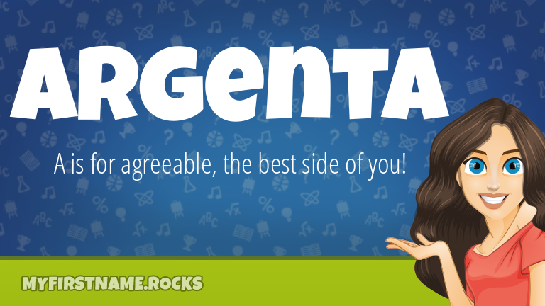 My First Name Argenta Rocks!
