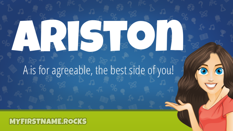 My First Name Ariston Rocks!