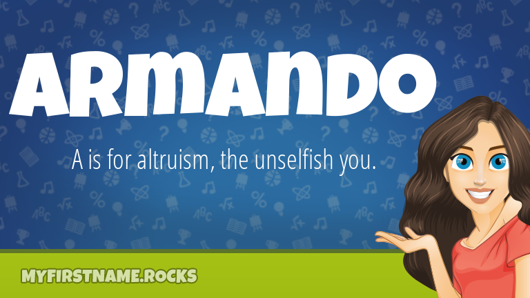 My First Name Armando Rocks!