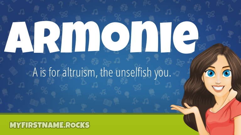 My First Name Armonie Rocks!