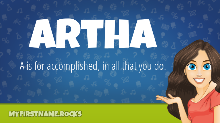 My First Name Artha Rocks!