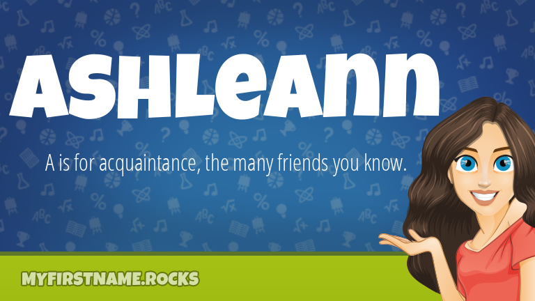 My First Name Ashleann Rocks!