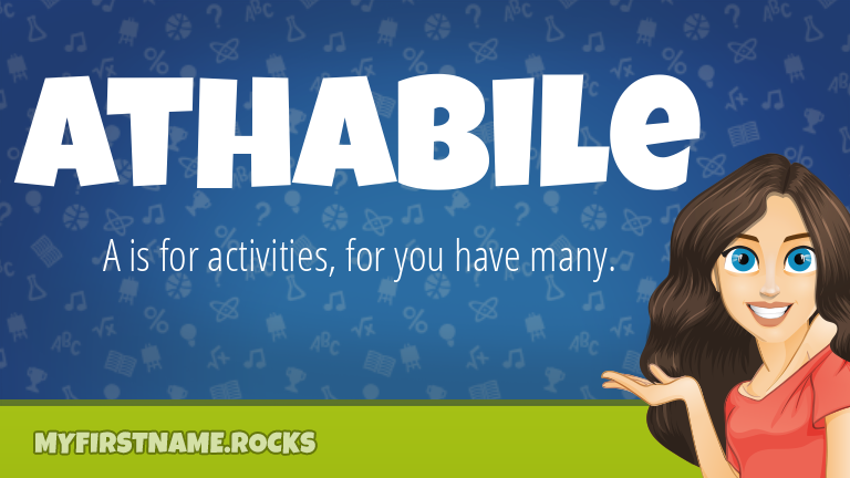My First Name Athabile Rocks!